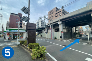 京急線「戸部」駅から当院までの道順５